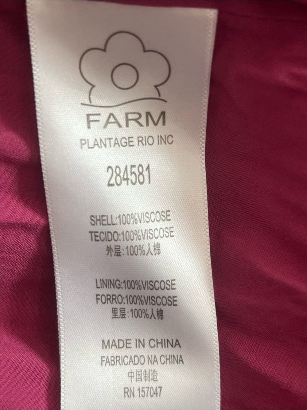 FARM Rio Purple Floral Sparkle Mini Dress M - Picture 8 of 9